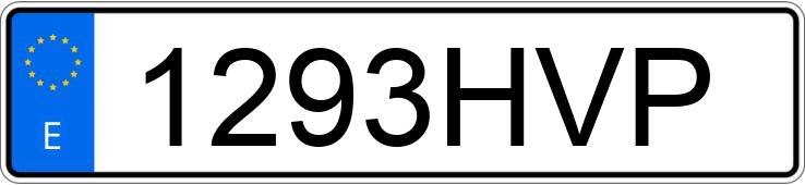 Numer rejestracyjny 1293HVP posiada BMW SERIE 5