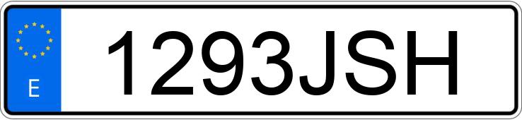 Numer rejestracyjny 1293JSH posiada MERCEDES A (168-169)