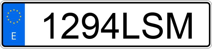 Numer rejestracyjny 1294LSM posiada PEUGEOT 208