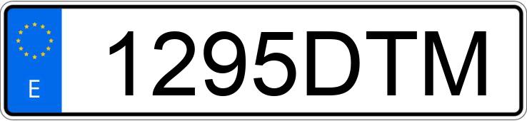 Numer rejestracyjny 1295DTM posiada BMW SERIE 5 Numer rejestracyjny 1295DTM posiada BMW SERIE 5