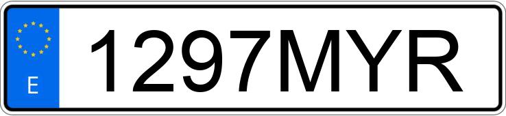 Numer rejestracyjny 1297MYR posiada KIA SPORTAGE Numer rejestracyjny 1297MYR posiada KIA SPORTAGE