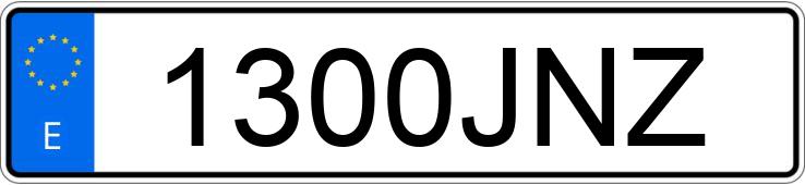 Numer rejestracyjny 1300JNZ posiada CITROEN C3