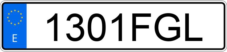 Numer rejestracyjny 1301FGL posiada AUDI Q7