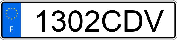 Numer rejestracyjny 1302CDV posiada BMW SERIE 3