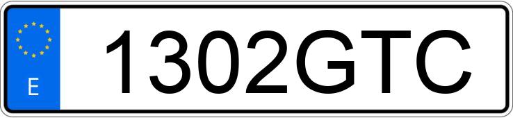 Numer rejestracyjny 1302GTC posiada BMW SERIE 1