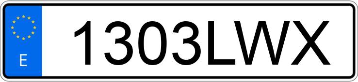 Numer rejestracyjny 1303LWX posiada PEUGEOT 308 Numer rejestracyjny 1303LWX posiada PEUGEOT 308