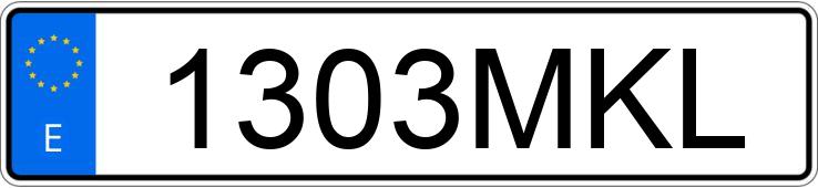 Numer rejestracyjny 1303MKL posiada PEUGEOT 2008 Numer rejestracyjny 1303MKL posiada PEUGEOT 2008