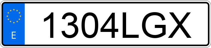 Numer rejestracyjny 1304LGX posiada MACBOR ZS Numer rejestracyjny 1304LGX posiada MACBOR ZS