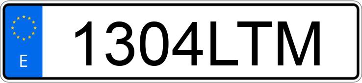 Numer rejestracyjny 1304LTM posiada CITROEN BERLINGO