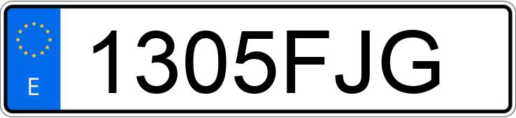 Numer rejestracyjny 1305FJG posiada OPEL CORSA