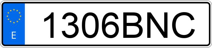 Numer rejestracyjny 1306BNC posiada MITSUBISHI L 200