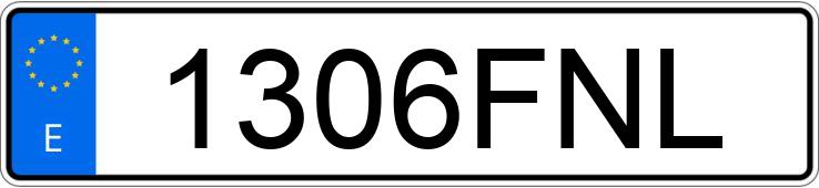 Numer rejestracyjny 1306FNL posiada MINI MINI