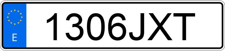 Numer rejestracyjny 1306JXT posiada RENAULT CAPTUR