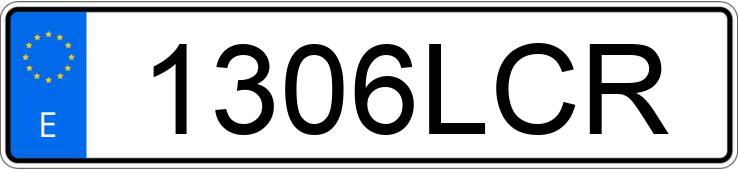 Numer rejestracyjny 1306LCR posiada VOLVO S60