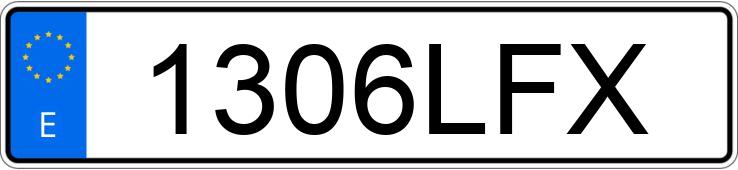 Numer rejestracyjny 1306LFX posiada NISSAN MICRA