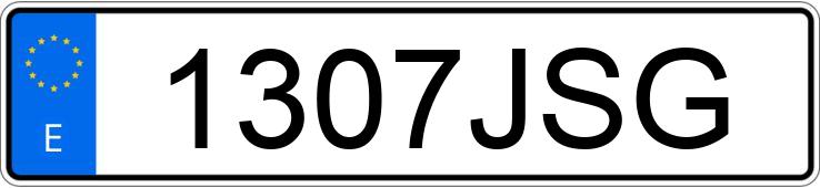 Le numéro d’enregistrement 1307JSG a LAND ROVER RANGE ROVER