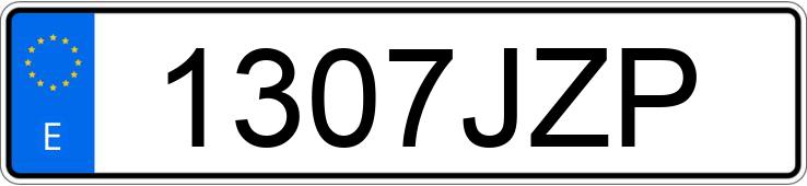 Numer rejestracyjny 1307JZP posiada MERCEDES C (205)