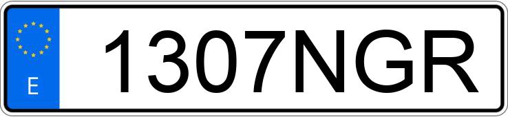 Numer rejestracyjny 1307NGR posiada PEUGEOT 208