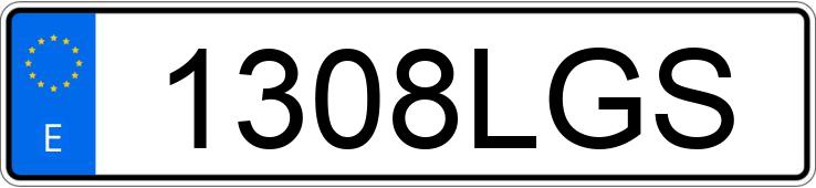 Numer rejestracyjny 1308LGS posiada AUDI A3 SPORTBACK Numer rejestracyjny 1308LGS posiada AUDI A3 SPORTBACK