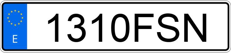 Numer rejestracyjny 1310FSN posiada MERCEDES C (204)
