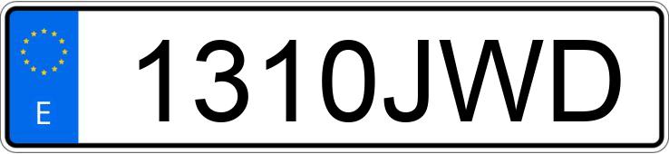 Numer rejestracyjny 1310JWD posiada PEUGEOT 3008 Numer rejestracyjny 1310JWD posiada PEUGEOT 3008