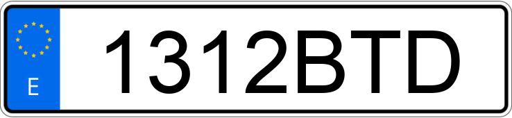 Numer rejestracyjny 1312BTD posiada PEUGEOT 307 Numer rejestracyjny 1312BTD posiada PEUGEOT 307