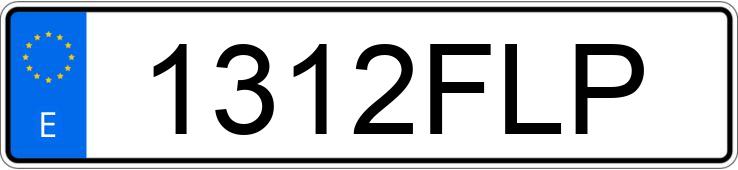 Numer rejestracyjny 1312FLP posiada SEAT LEON