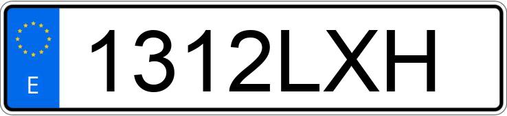 Numer rejestracyjny 1312LXH posiada SEAT IBIZA Numer rejestracyjny 1312LXH posiada SEAT IBIZA