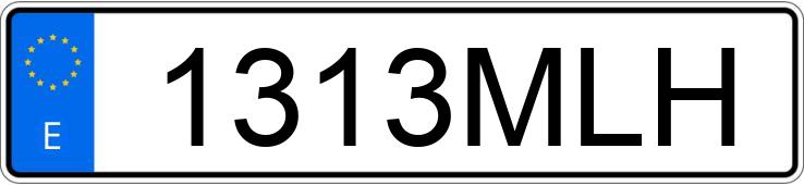 Numer rejestracyjny 1313MLH posiada VOLKSWAGEN TIGUAN