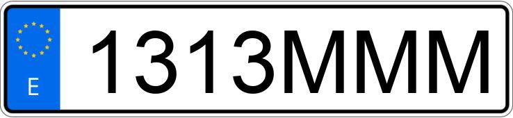 Numer rejestracyjny 1313MMM posiada FORD MONDEO