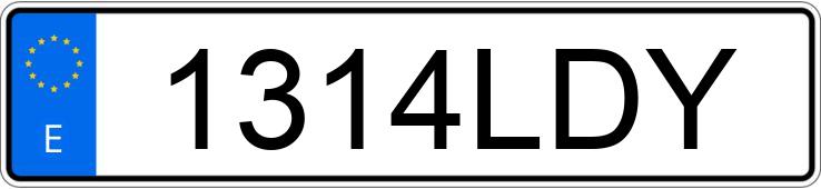 Numer rejestracyjny 1314LDY posiada TOYOTA C-HR Numer rejestracyjny 1314LDY posiada TOYOTA C-HR