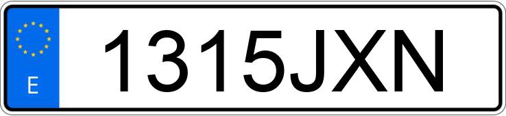 Numer rejestracyjny 1315JXN posiada KIA CARENS