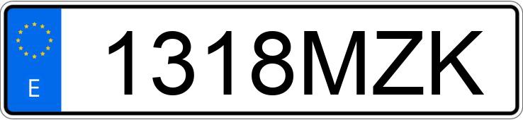 Numer rejestracyjny 1318MZK posiada SKODA KAROQ