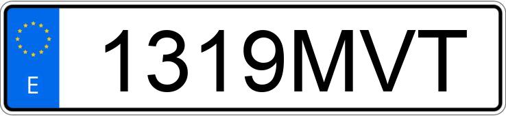 Numer rejestracyjny 1319MVT posiada RENAULT CAPTUR