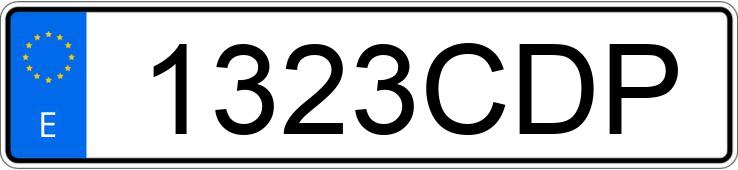 Numer rejestracyjny 1323CDP posiada MERCEDES SL (129) 500 AT