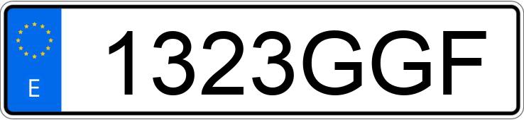 Le numéro d’enregistrement 1323GGF a MERCEDES VITO Le numéro d’enregistrement 1323GGF a MERCEDES VITO