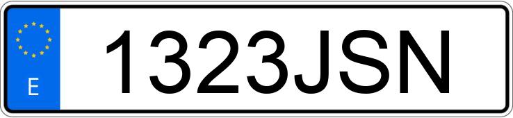 Numer rejestracyjny 1323JSN posiada MITSUBISHI ASX Numer rejestracyjny 1323JSN posiada MITSUBISHI ASX