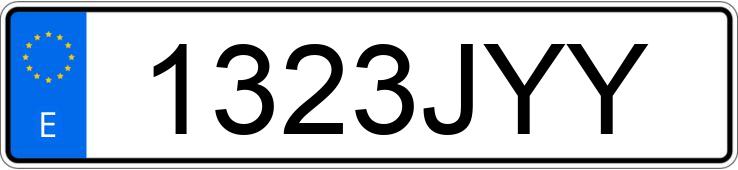 Numer rejestracyjny 1323JYY posiada MERCEDES GLA (156)