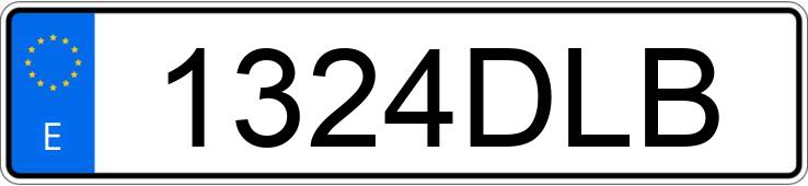 Numer rejestracyjny 1324DLB posiada SEAT LEON