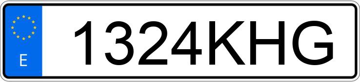 Numer rejestracyjny 1324KHG posiada BMW SERIE 6