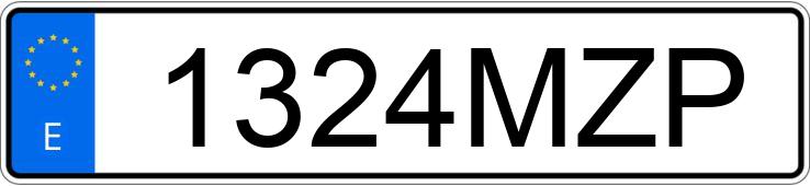 Numer rejestracyjny 1324MZP posiada AUDI Q6