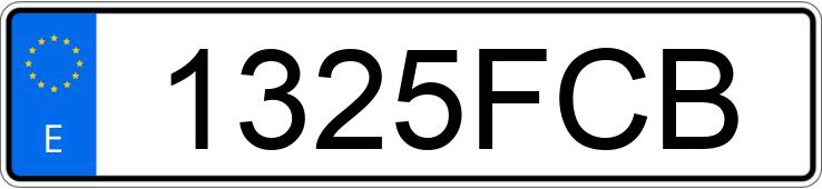 Numer rejestracyjny 1325FCB posiada VOLKSWAGEN EOS Numer rejestracyjny 1325FCB posiada VOLKSWAGEN EOS