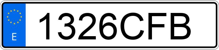 Numer rejestracyjny 1326CFB posiada FORD FOCUS