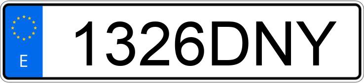 Numer rejestracyjny 1326DNY posiada RENAULT MEGANE Numer rejestracyjny 1326DNY posiada RENAULT MEGANE