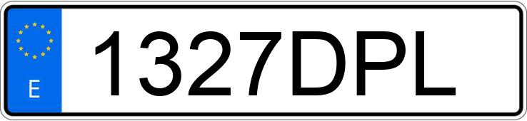 Numer rejestracyjny 1327DPL posiada NISSAN PRIMASTAR Numer rejestracyjny 1327DPL posiada NISSAN PRIMASTAR