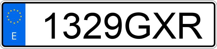 Numer rejestracyjny 1329GXR posiada AUDI A5