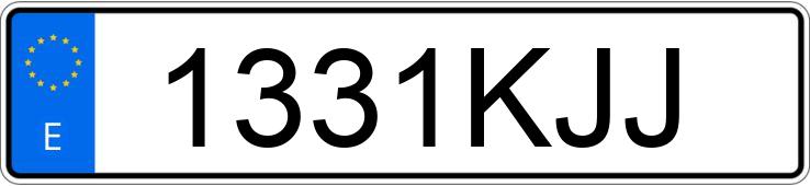 Numer rejestracyjny 1331KJJ posiada VOLKSWAGEN GOLF