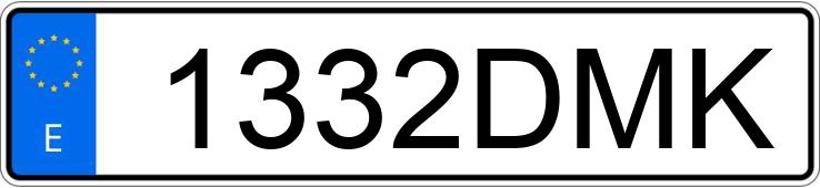 Numer rejestracyjny 1332DMK posiada MERCEDES CLK (208-209)