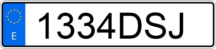 Numer rejestracyjny 1334DSJ posiada OPEL ASTRA GTC