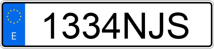 Numer rejestracyjny 1334NJS posiada VOLKSWAGEN GOLF Numer rejestracyjny 1334NJS posiada VOLKSWAGEN GOLF